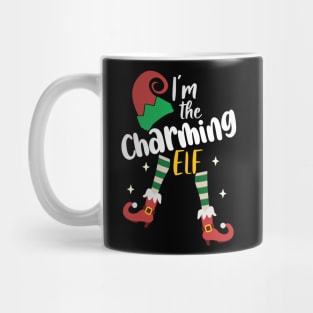 Funny I'm The Charming Elf  Matching Christmas family Mug